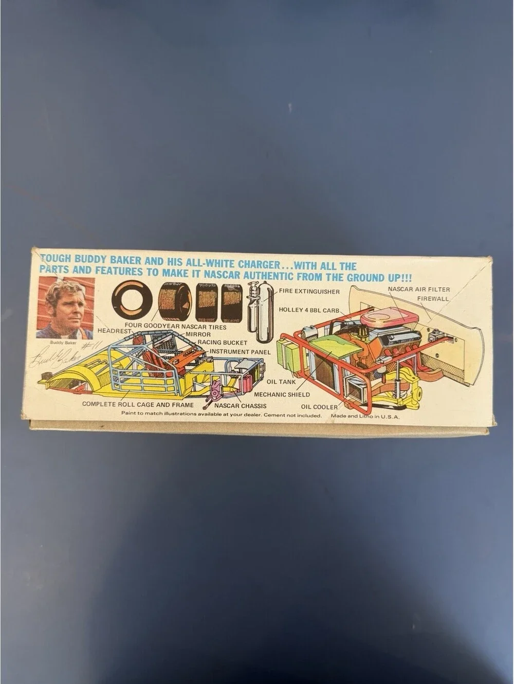 Vtg MPC 1/25 Buddy Baker Nascar Charger Kit Replacement Parts Only